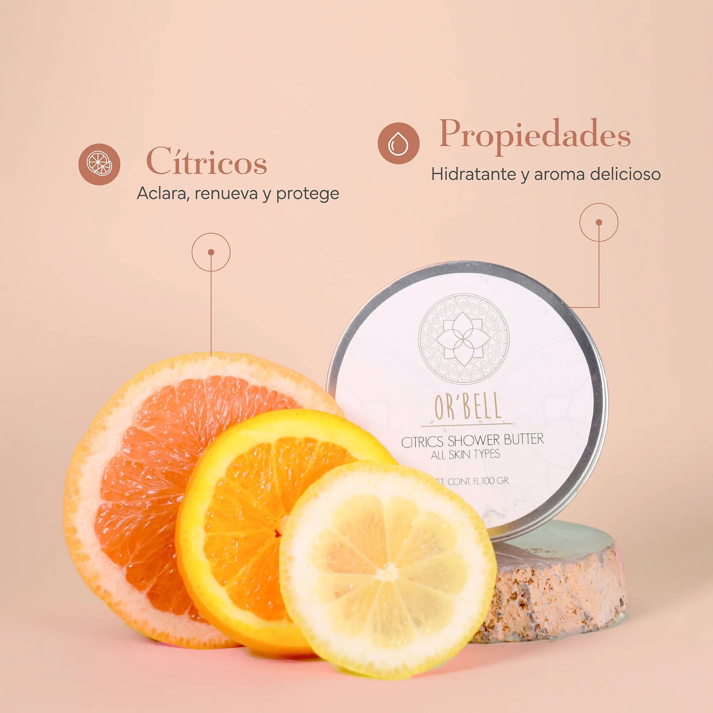Shower Butter Citrics| Manteca Corporal Cítricos